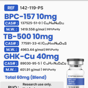 BPC-157, TB-500, KPV, GHK-Cu 80mg (Klow Blend) FREE Shipping New