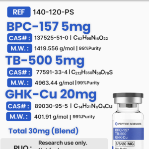 BPC-157, TB-500, GHK-Cu (Glow Blend)