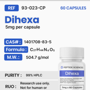 Dihexa (5mg x 60 Capsules = 300mg)