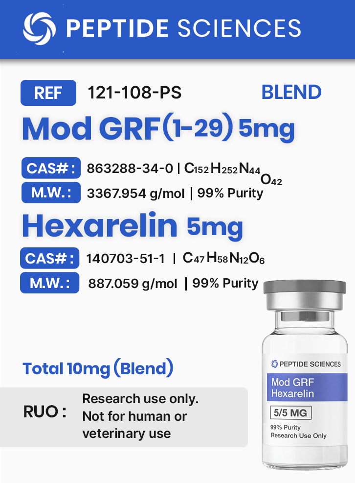 Mod GRF, Hexarelin 10mg (Blend)