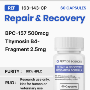 Repair and Recovery (60 Capsules) (Stable BPC-157 Arginate, Thymosin Beta-4 Fragment)