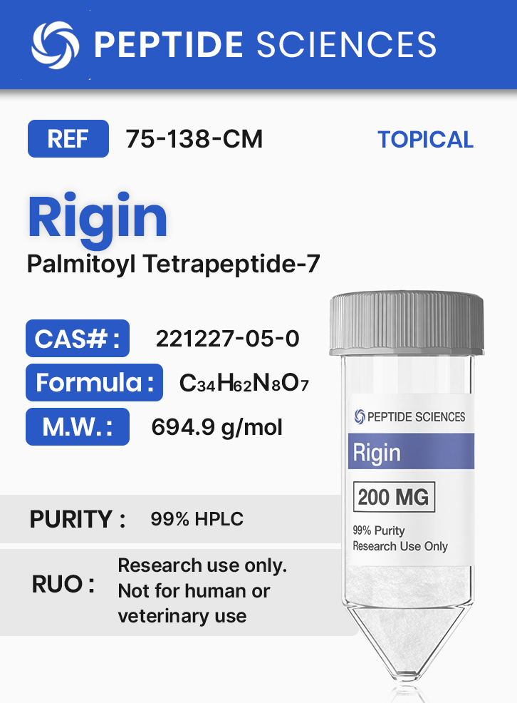 Rigin 200mg (Palmitoyl Tetrapeptide-7) (Topical)